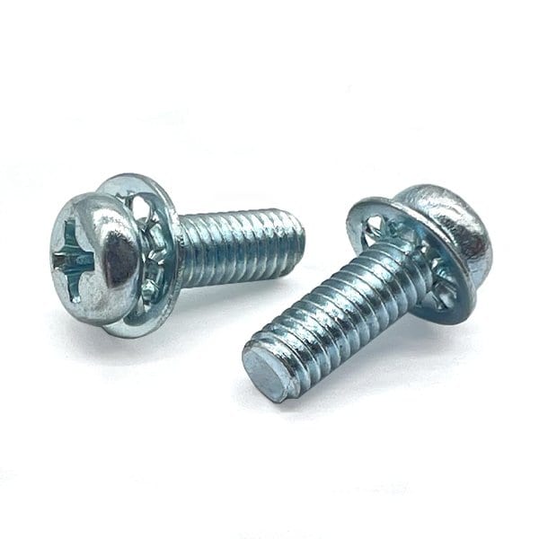 Boltsandnuts.Com M4-0.70 x 12 mm Phillips Pan Machine Screw, Zinc Plated 5000 PK M4C12PPMSZ/INSEMS-5000 - main